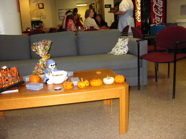 Entries in the pumpkin decorating contest