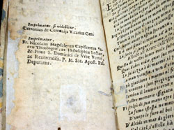 Imprimatur in Il maritaggio delle mvse: poema drammatico by Giovanni Giacomo Ricci (Venice, 1633).