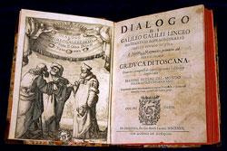 First edition of Galileo's Dialogo sopra i due massimi sistemi del mondo (Florence, 1632)