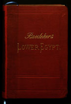 Cover of Baedeker's Lower Egypt (Leipzig, 1895)