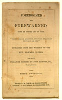 Edward Irving, Foredoomed and Forewarned, 1867