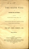 Cumming's The Sixth Vial: A Sermon for the Times, 1843