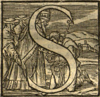 Historiated Initial, Geneologia degli dei, Venice, 1547