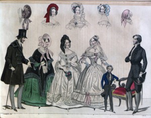 Dapper gentlemen from Allgemeines Modenzeitung, 1839