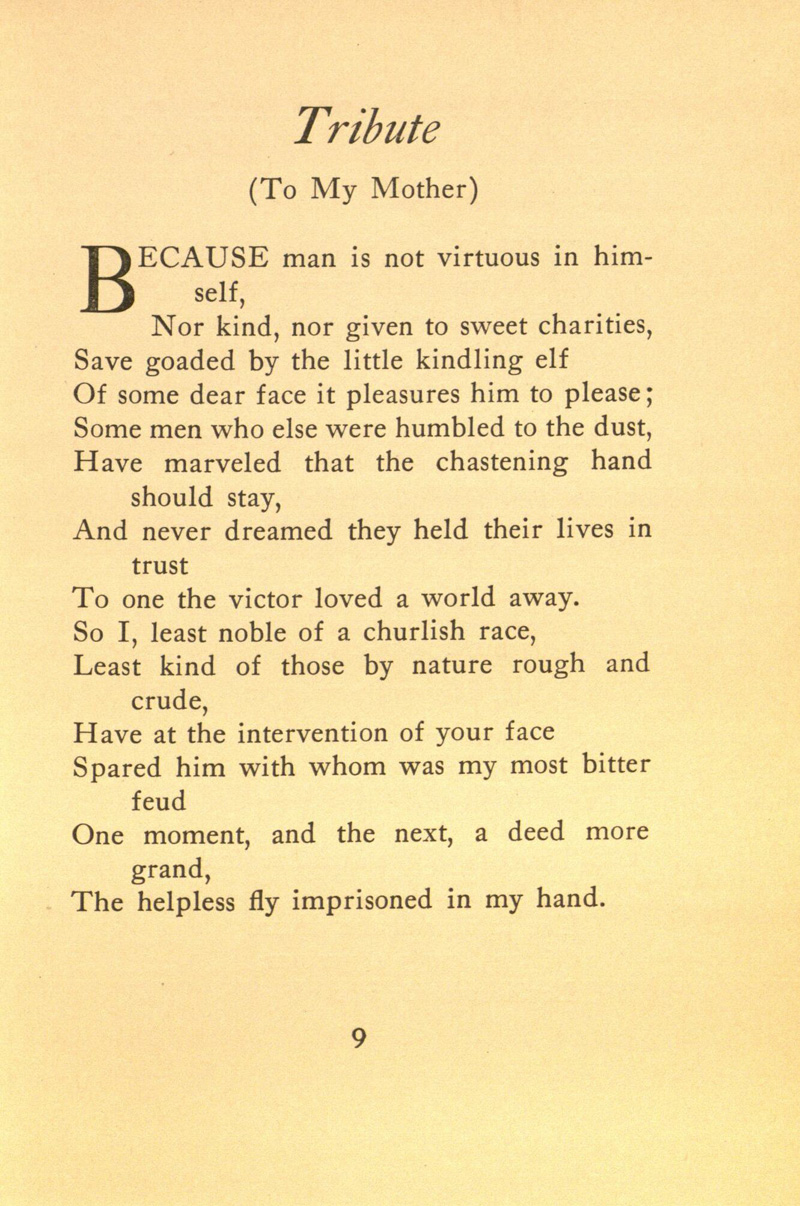 poems written in the 1920s