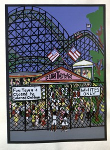Faith Ringgold illustration from Letter from Birmingham City Jail by Martin Luther King