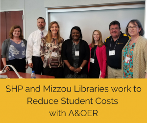 SHP and Mizzou Libraries work to Reduce Student Costs with AOER