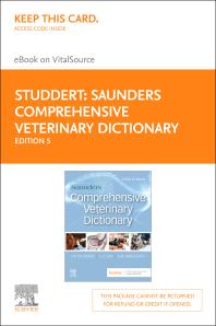 Saunders comprehensive veterinary dictionary