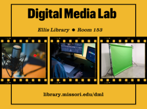 Digital Media Lab in Ellis Library