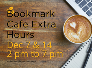 Bookmark Cafe Will Be Open Next Two Sundays