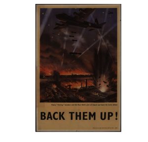 Poster showing scene described in title