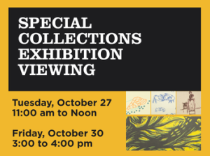 Special Collections Exhibition Viewing