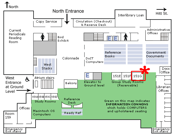 151G Floor Map