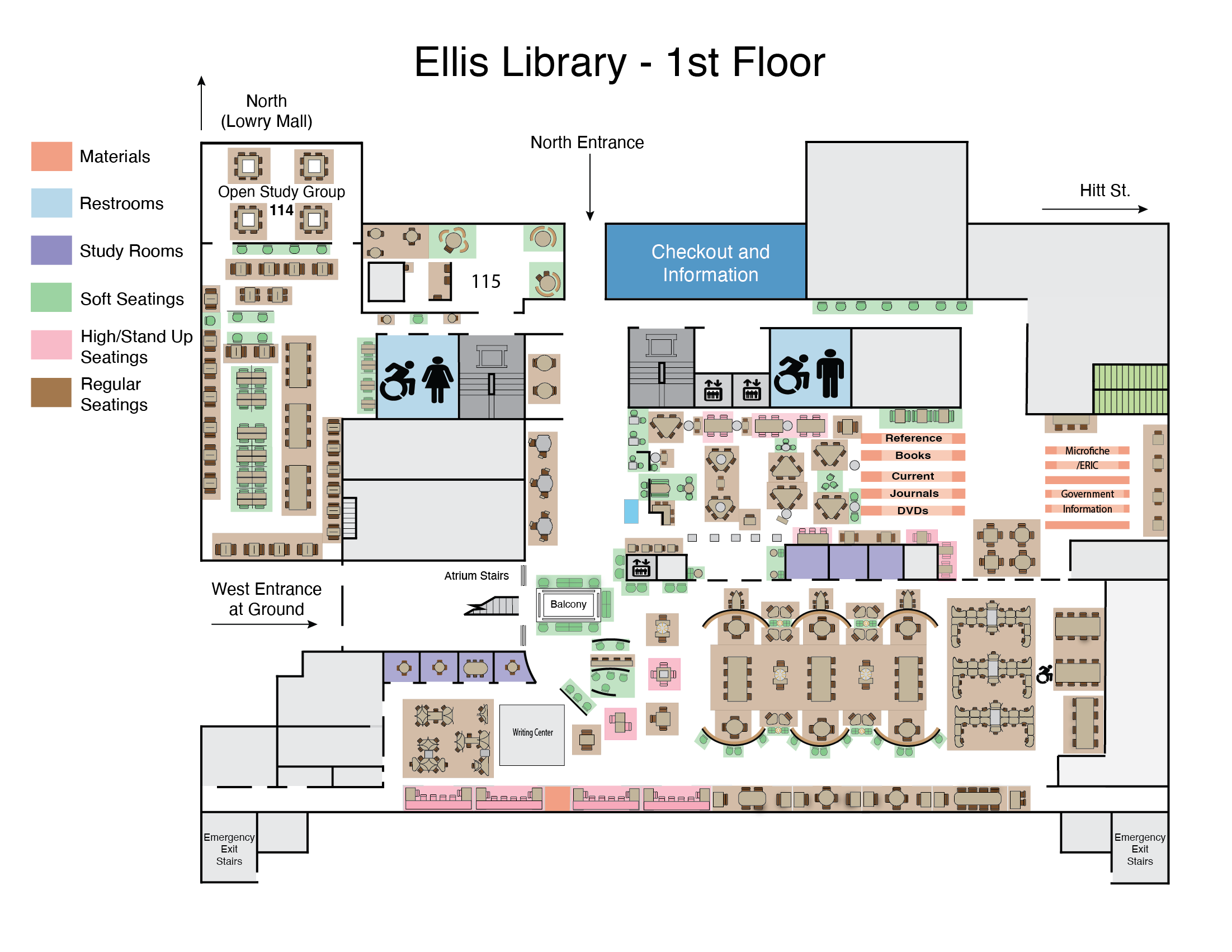 Seating Maps // Libraries // Mizzou // University of Missouri