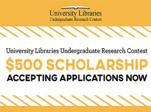 Got a Project You’re Proud Of? Submit to the Undergraduate Research Contest