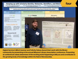 Digital Services staff presented at the annual Missouri Library Association conference.