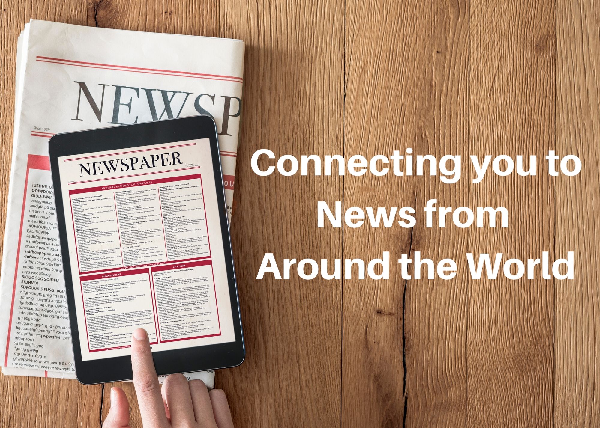 Connecting You to News from Around the World Library News
