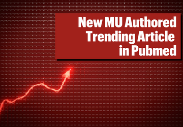 New MU Authored Trending Article in Pubmed