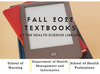 Fall 2022 HSL Textbooks Available