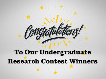 Congratulations to the 2024 Undergraduate Research Contest Award Winners