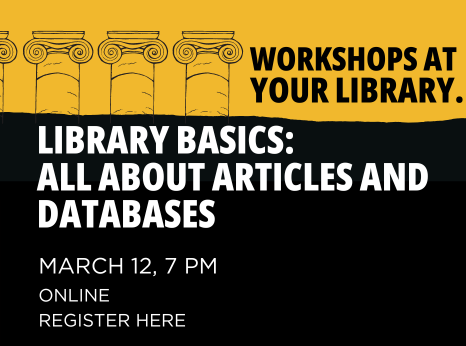 Library Basics: All About Articles and Databases