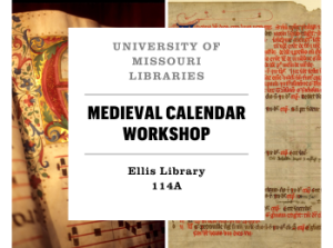 Medieval Calendar Workshop
