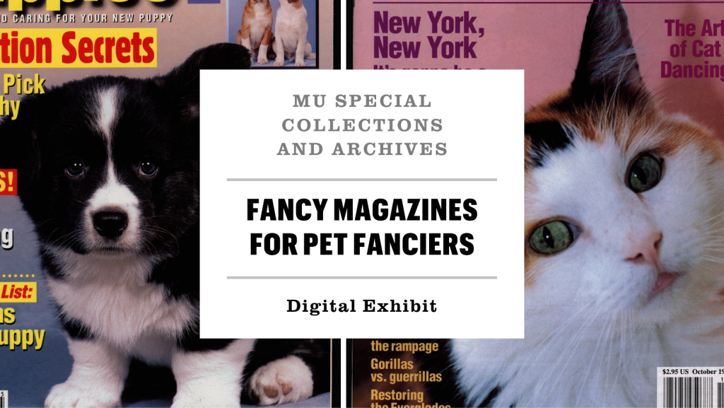 New online exhibit: “Fancy Magazines for Pet Fanciers”