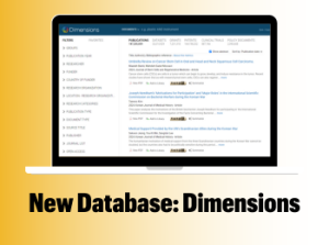 New Database: Dimensions