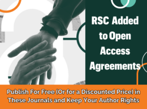 Royal Society of Chemistry Added to Open Access Publishing Agreements Available to MU Authors