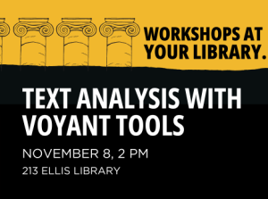 Text Analysis with Voyant Tools, November 8