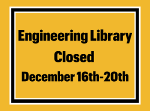 Engineering Library Door Renovation Project Expected to Start December 16th