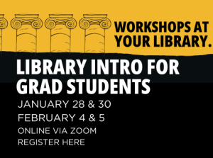 Library Intro for Grad Students