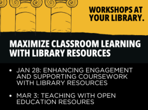 Maximize Classroom Learning with Library Resources