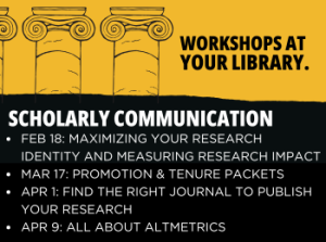 Scholarly Communication Workshop Series