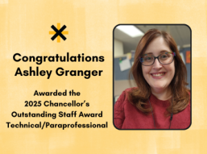 Ashley Granger Receives Chancellor’s Staff Award
