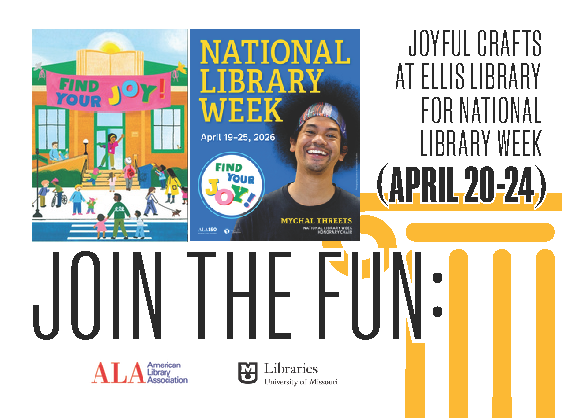 Join the Fun: Joyful Crafts at Ellis Library for National Library Week