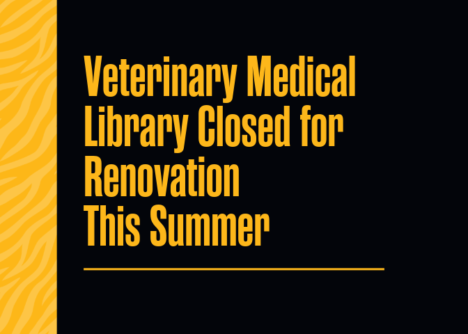 Vet Med Library To Be Renovated This Summer