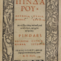Pindarou Olympia ; Pythia ; Nemea ; Isthmia
