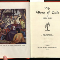 The House of exile / by Nora Waln; with illustrations by C. Le Roy Baldridge.
