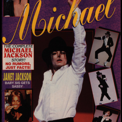Magazine cover with images of Michael Jackson.