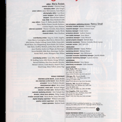 Page with masthead and publishing information.