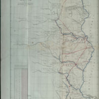 Map Illustrating the Plan of the Defences of the Western and North Western Frontier, as Proposed by Charles Gratiot in his report of Oct. 31, 1837.