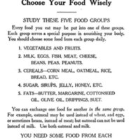 United States food leaflet. No. 1-20 / By] U.S. Dept. of Agriculture [and] U.S. Food Administration.