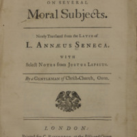 Select epistles on several moral subjects