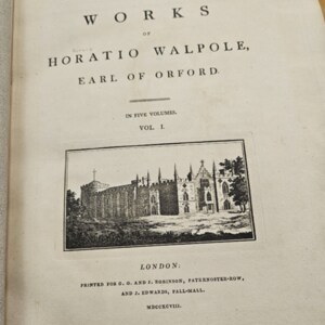 The Works of Horatio Walpole, Earl of Orford, vol 1