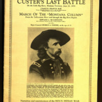 Custer's last battle on the Little Big Horn : Montana Territory, June 25, 1876 