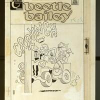Original artwork for cover of Beetle Bailey, no. 83.
