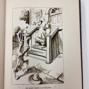 The adventures of Tom Sawyer / by Mark Twain [pseud.] The text edited and with an introduction by Bernard DeVoto; with a prologue, "Boy's manuscript," printed for the first time; illustrated with drawings by Thomas Hart Benton.