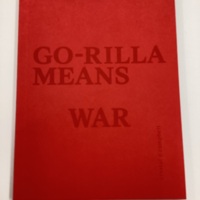 Go-rilla means war 